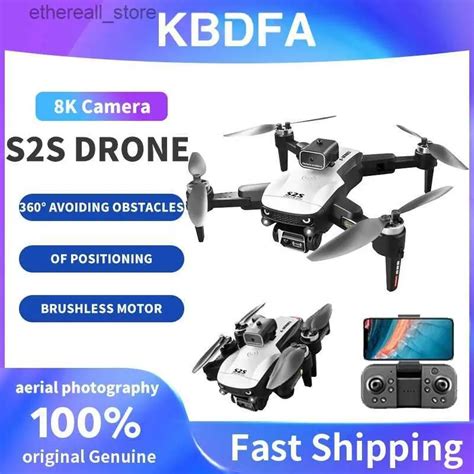 Drones Kbdfa New S S Drone K Hd Dual Camera Brushless Motor Obstacle