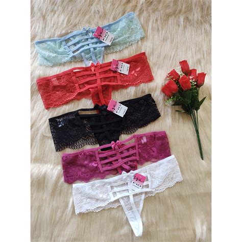 Calcinha Fio Dental Sexy Em Tiras Lingerie Promo O Isa Bella Lingerie Shopee Brasil