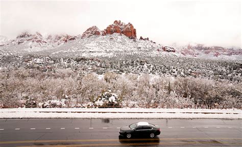 Arizona winter weather: Road closures and record Flagstaff snow