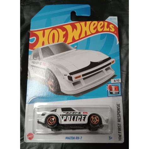 Jual HOT WHEELS MAZDA RX 7 POLICE Shopee Indonesia