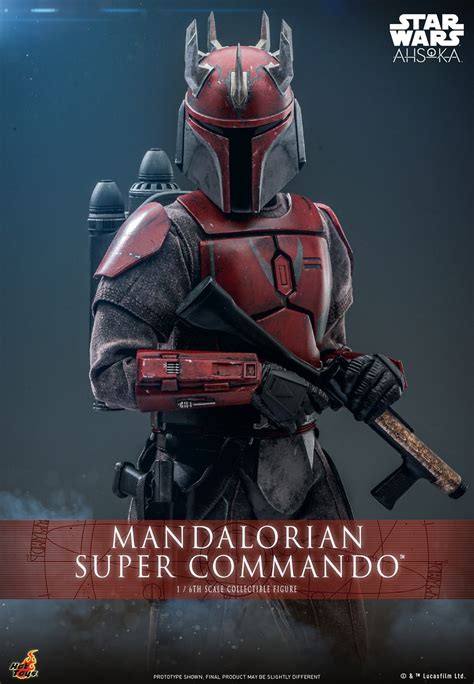 Mandalorian Super Commando Star Wars Ahsoka Sixth Scale Figure Unveiled By Hot Toys