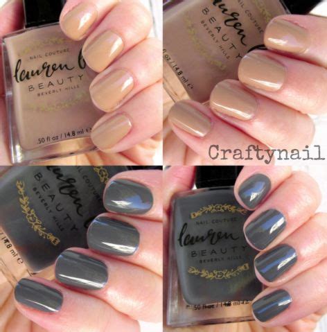 As Seen On Our Blog Crafty Nail Featuring Nude No And LA Smog In Lauren B Beauty Nail