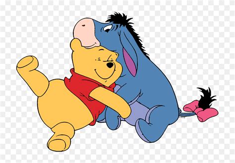 Winnie The Pooh And Eeyore Hugging Clipart 5266941 PinClipart