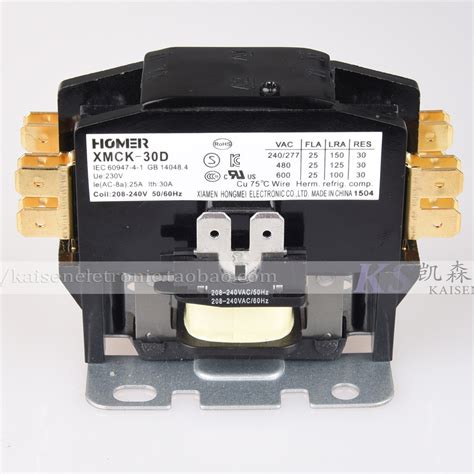 HOMER xmck-30d xmck-25d 208-240v 30A single-phase bandpass AC CONTACTOR