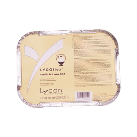 Lycon LYCOflex Vanilla Hot Wax 1kg EBeauty Supplies