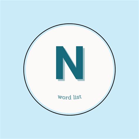 Home Speech Therapy: N Word List, Phrases, Sentences & Games