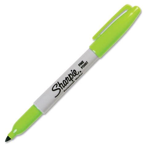 Sharpie Permanent Marker Lime Green Office Systems Aruba