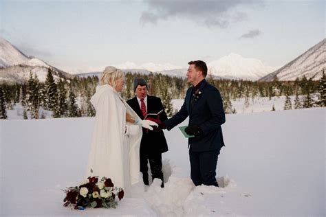 Glacier National Park Winter Elopement Enchanted Winter Day