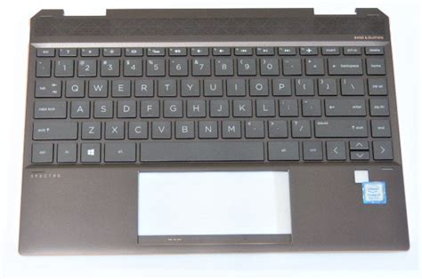 Teclado Hp Spectre X360 13 Ap Gris Ingles Retroiluminado Con Palmrest