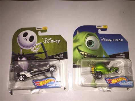 Hot Wheels Disney Series 1 Set Of 6 Frozon Elsa Winnie The Pooh