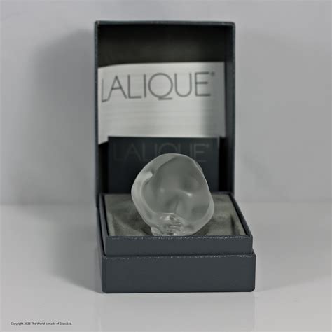 Lalique Seated Nude Art Glass Figurine The World Is Made Of Glass