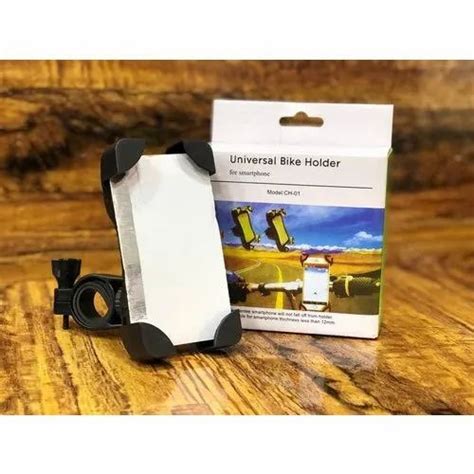 Plastic Black CH 01 Universal Bike Mobile Holder, Model Name/Number: Ch ...
