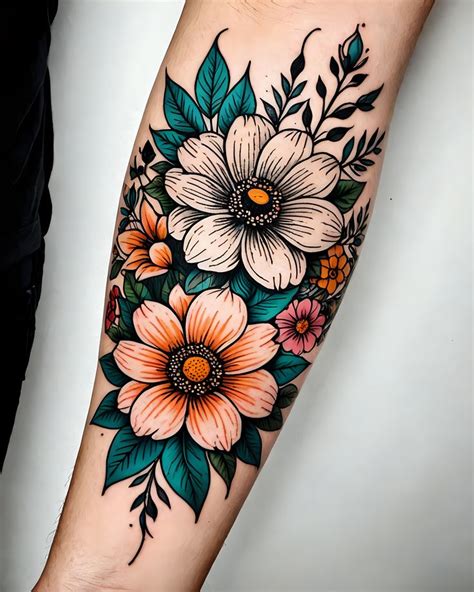 Tatuagens Femininas Com Flores - Tatuagem Feminina Flores | Tatuagem feminina flor, Tatuagens retro ...