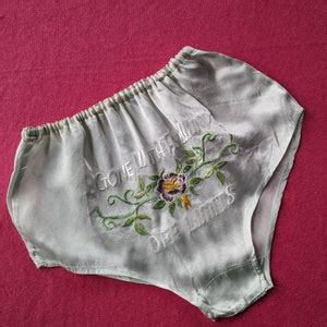 S WWII Souvenir Lingerie Set Sweet Sour Off Limits Bra And Panty Set Etsy