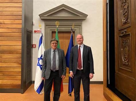 L Ambasciatore Di Israele Alon Bar In Visita Agli Uffizi Gonews It