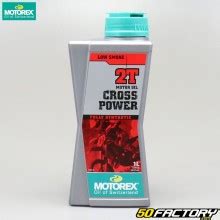 Huile moteur 2T Motorex Power Synt synthèse 1L Pièce moto 2T