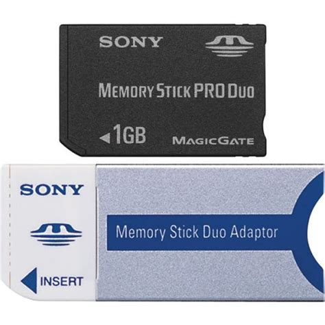 Sony 1 GB Memory Stick PRO Duo Flash Memory Card MSXM1GST - Walmart.com ...