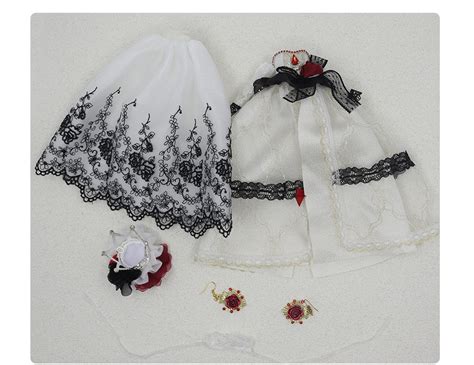 Snow White Premium Custom Neo Blythe Doll With Blonde Hair White Skin Matte Cute Face