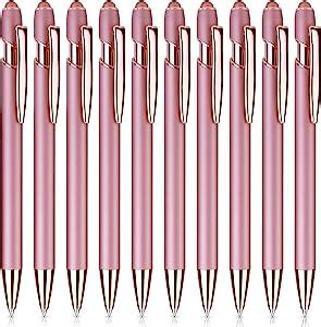 Cobee Rose Gold Ballpoint Pen With Stylus Tip Pcs Mm In