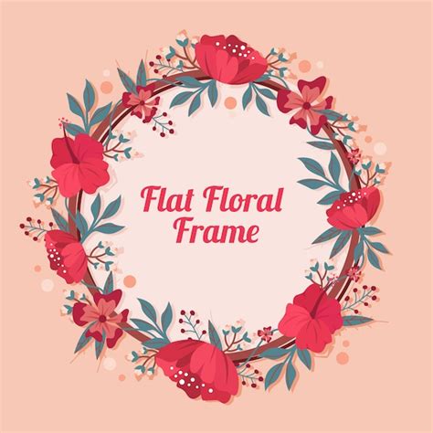 Весенняя цветочная рамка | Бесплатно векторы