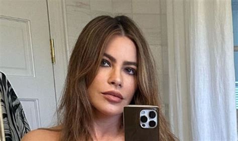 Sofia Vergara Shows Off Her Ample Assets And Incredible Figure In Tiny Black Bikini