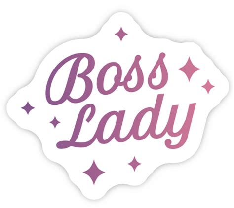 Boss Lady Sticker