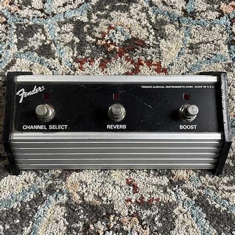 Fender Three Button Footswitch For Pro 185 Amp Channel Select Reverb