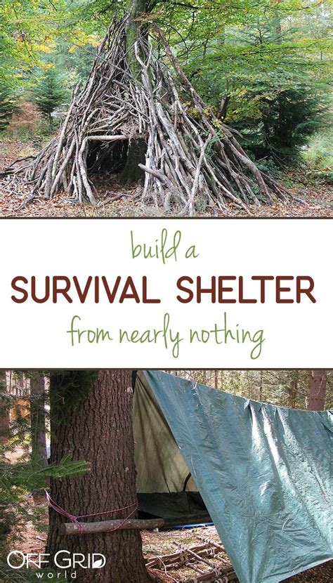 Making Survival Shelters From Nearly Nothing Wilderness Survival