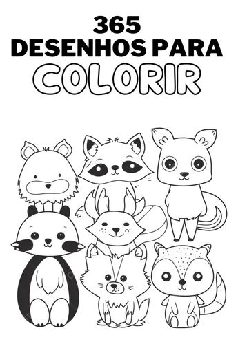 365 Desenhos Para Colorir Pdf - 365 Desenhos Para Colorir - Arquivos Prontos P/ Imprimir Pdf | MercadoLivre