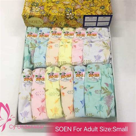 Original SOEN Bikini Panty BCI 12 Pcs Box Random Color Design