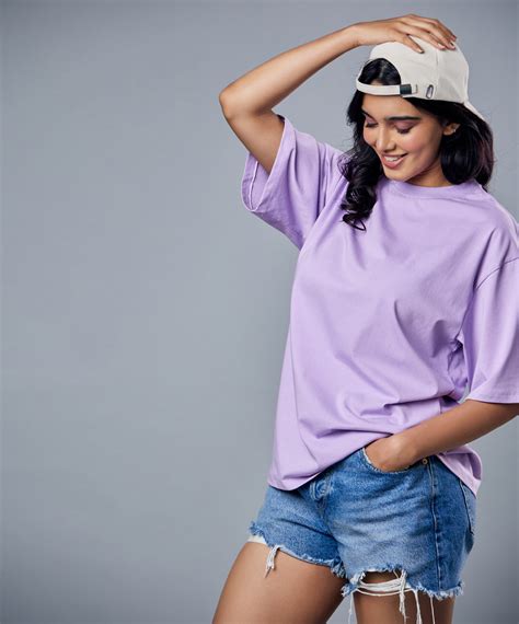 Lavender Oversized Tshirt – Zigzag