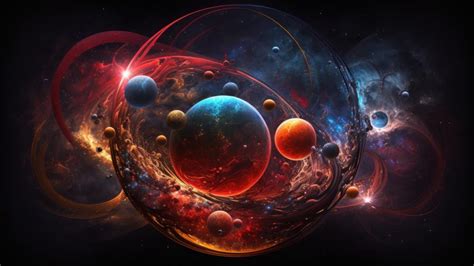 Surreal Cosmic Dance Of Planets Backiee