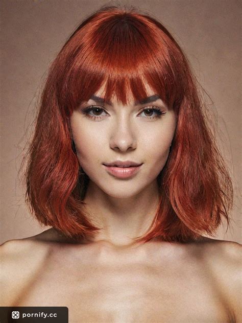 Playful Milf In Red Bangs