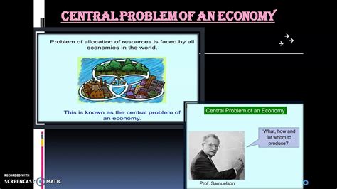 Chapter 2 Central Problems Of An Economy Class 11th Micro Economics