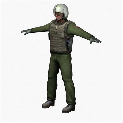 Piloto De Helicóptero B Modelo 3d 79 Max 3dm 3ds Dae Dwg Fbx