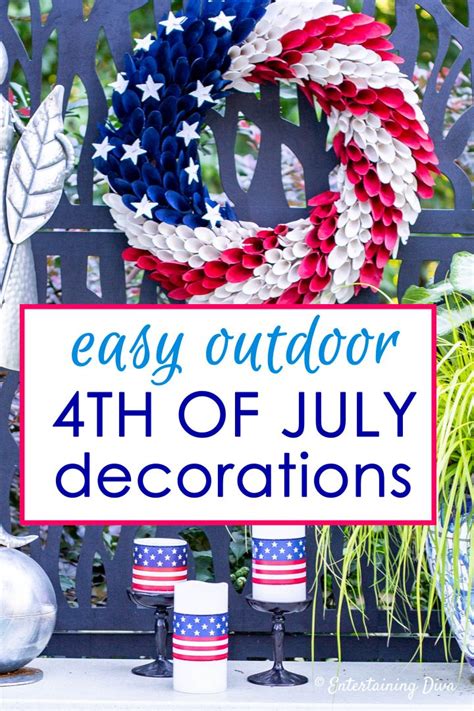 Easy 4th Of July Outdoor Decorations
