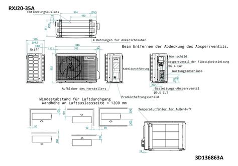 Klimatechnik Mono Multisplit Ger Te Daikin Aussenger T Rxj A