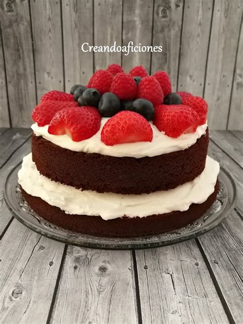 Naked Cake De Chocolate Y Frutos Rojos Cocina