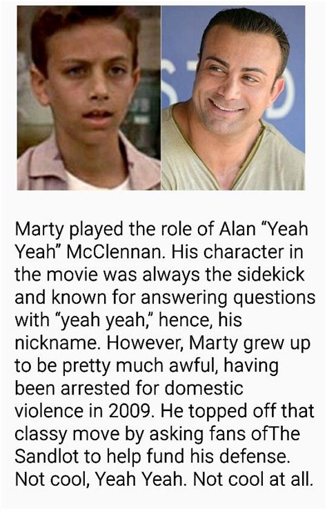 TheSandlot - Marty York as Alan 'Yeah-Yeah' McClennan. | Yeah yeah ...