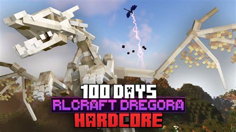 Surviving 100 Days In HARDCORE RLCraft Dregora YouTube