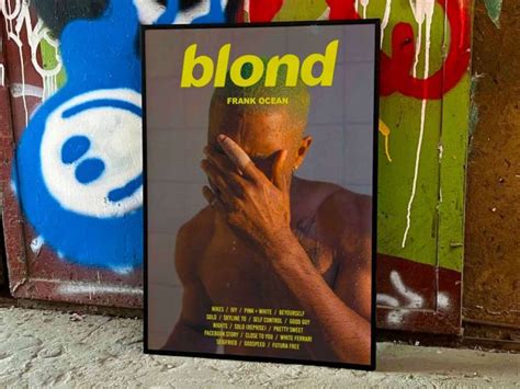 Frank Ocean Blonde Album Cover Poster Lylyprint