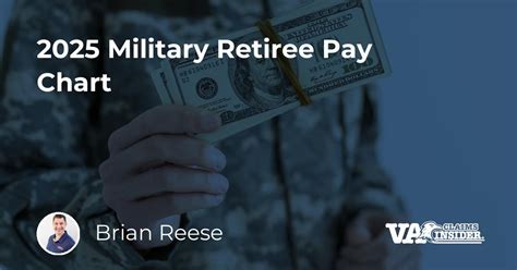 2025 Military Retiree Pay Chart