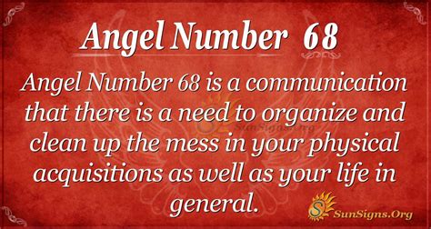 Angel Number 68 Meaning - A Sign Of Self-Management - SunSigns.Org