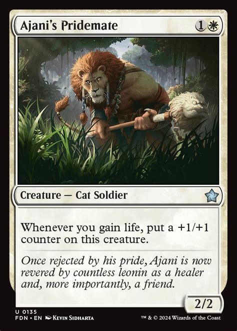 Ajanis Pridemate Foundations Standard Card Kingdom