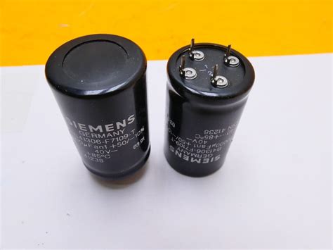 2x Siemens B41306-F7109-T, 10000 uF,40V,DIN 41238,NOS/NEW I397 | eBay.de