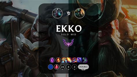 Ekko Mid Vs Gangplank Euw Master Patch Youtube