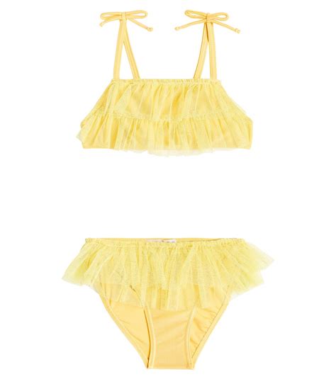 Bikini Genova Ballerina Con Tul En Amarillo Suncracy Mytheresa