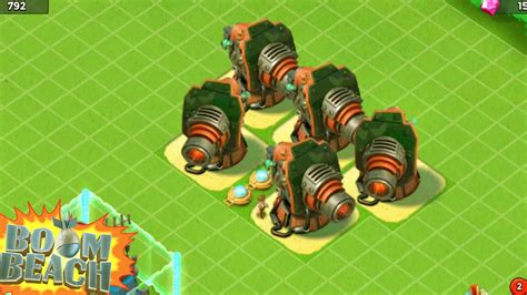 Boom Beach 5 MAX LEVEL BOOM CANNONS LEVEL 15 Boom Cannon OP