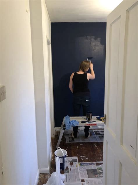 How to Paint Walls Without Streaks - Emily May Designs