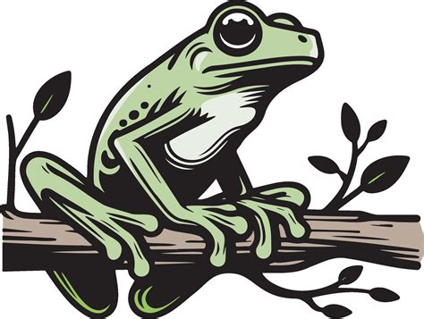 Tree Frog Illustration 39349955 Vector Art At Vecteezy